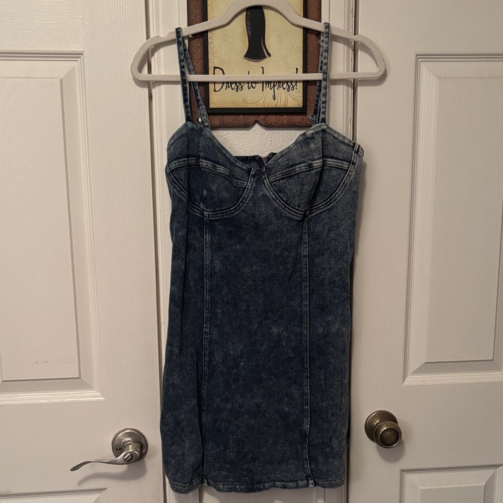Forever 21 Dark Denim Mini Dress